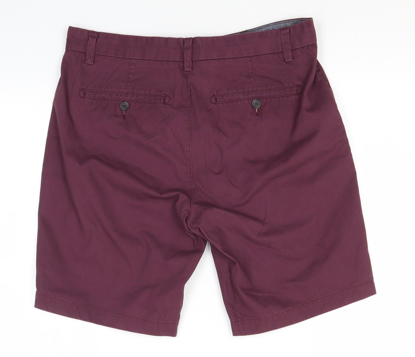 NEXT Mens Grey  Cotton Chino Shorts Size 34 L9 in Regular