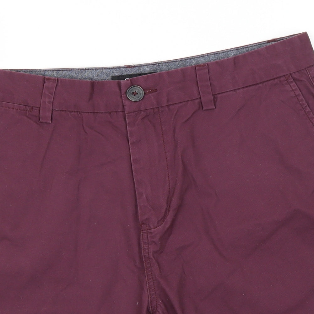NEXT Mens Grey  Cotton Chino Shorts Size 34 L9 in Regular