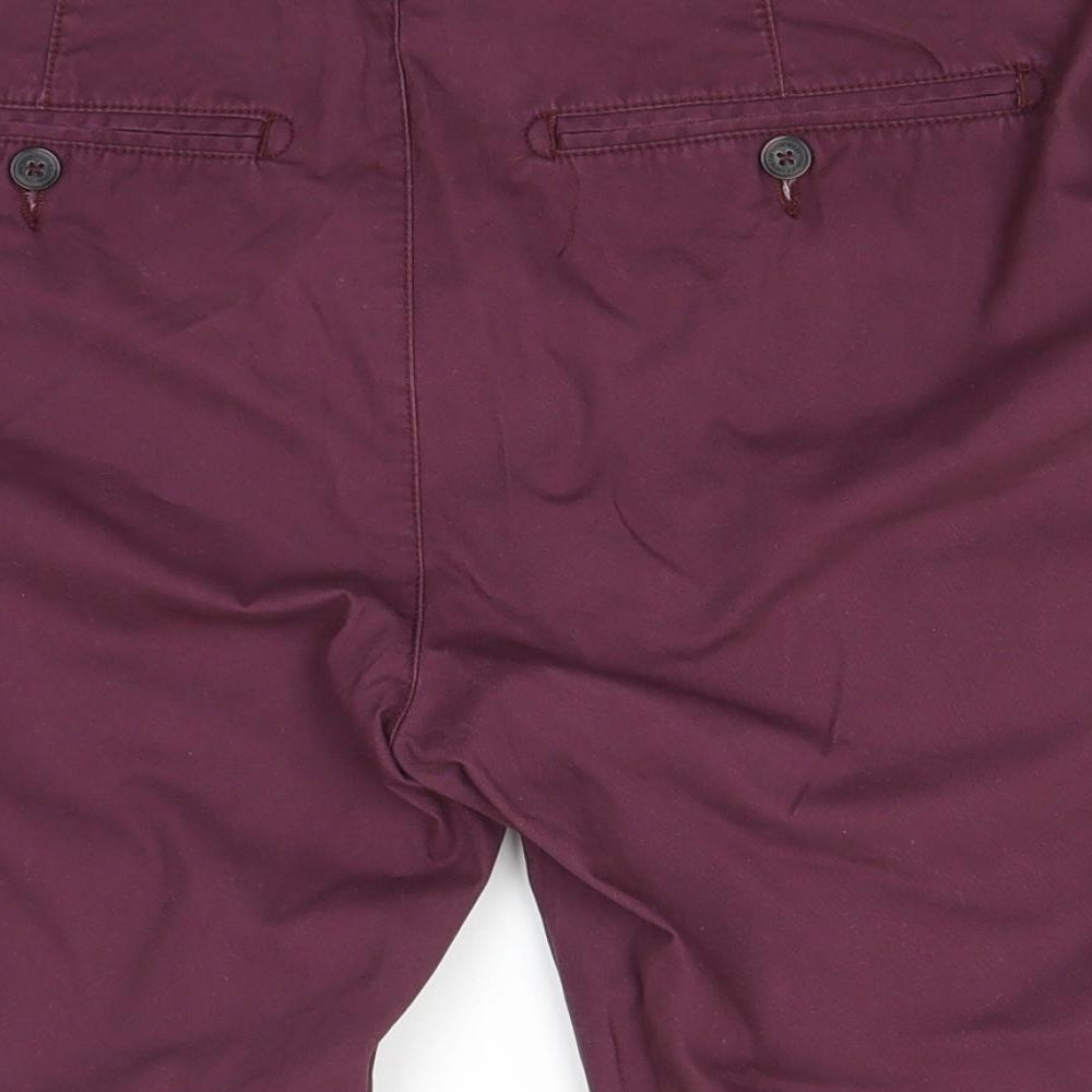 NEXT Mens Grey  Cotton Chino Shorts Size 34 L9 in Regular
