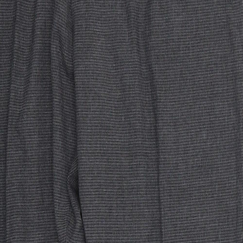 Cedar Wood State Mens Grey Houndstooth Polyester Trousers  Size 34 in L27 in Slim