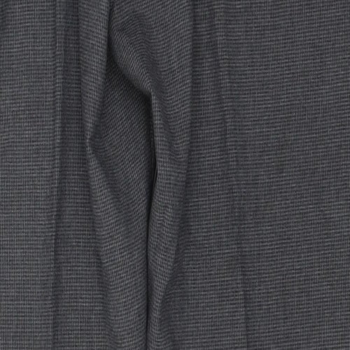 Cedar Wood State Mens Grey Houndstooth Polyester Trousers  Size 34 in L27 in Slim