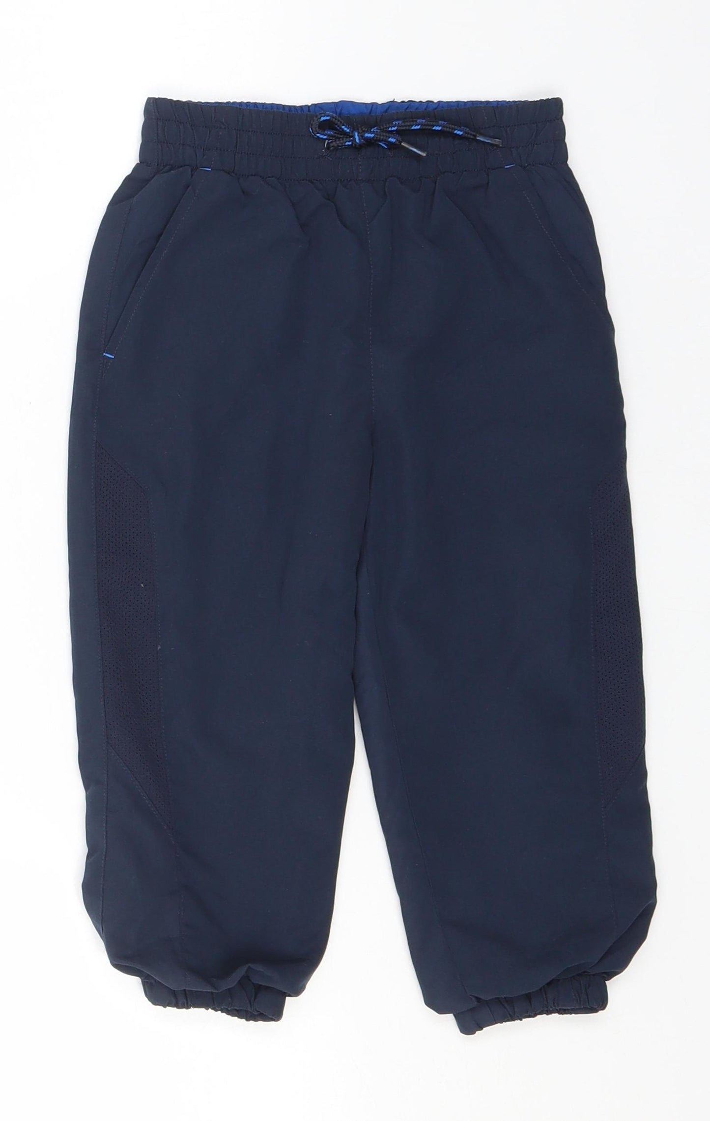 Primark Boys Blue  Polyester Chino Trousers Size 2-3 Years  Regular