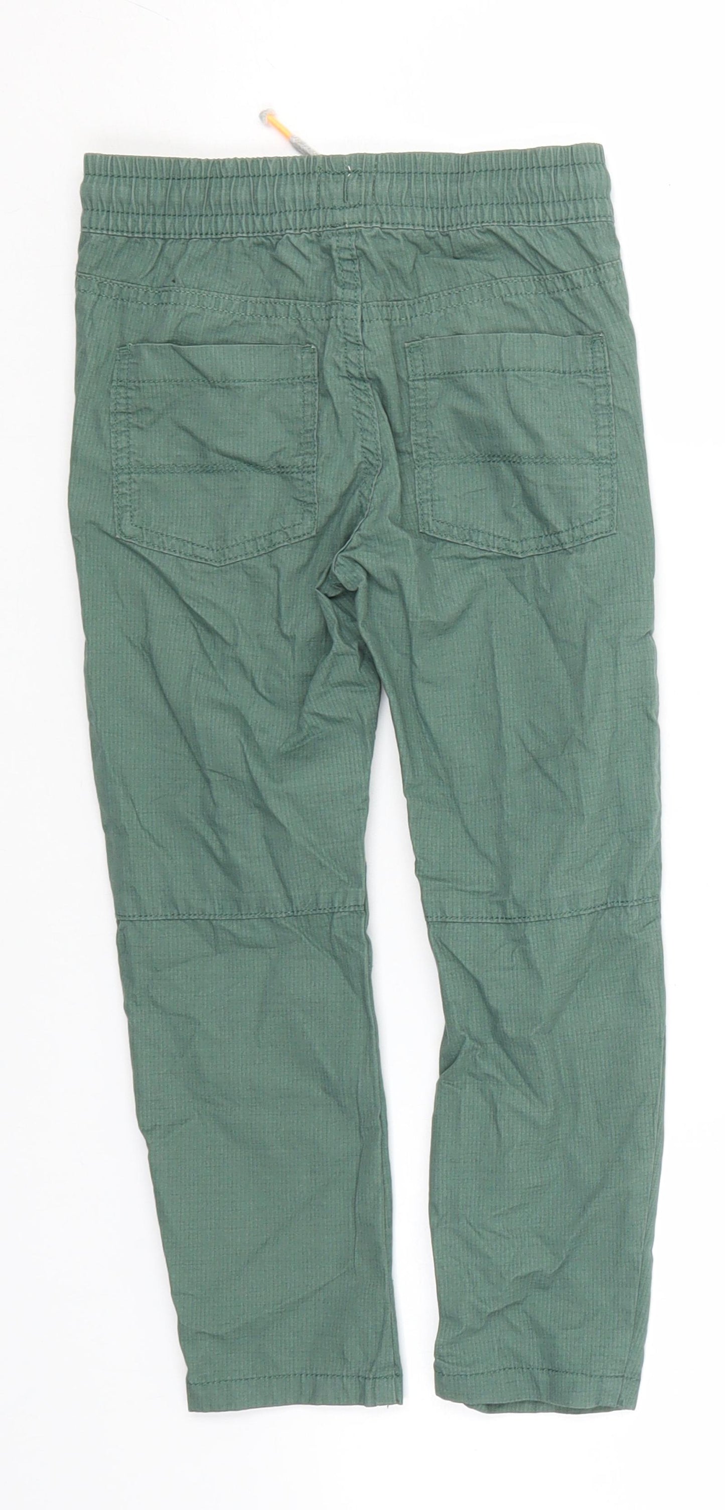 F&F Boys Green  Cotton Cargo Trousers Size 3-4 Years  Regular