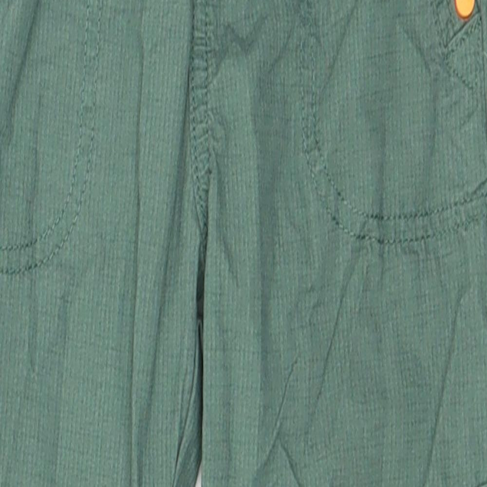F&F Boys Green  Cotton Cargo Trousers Size 3-4 Years  Regular
