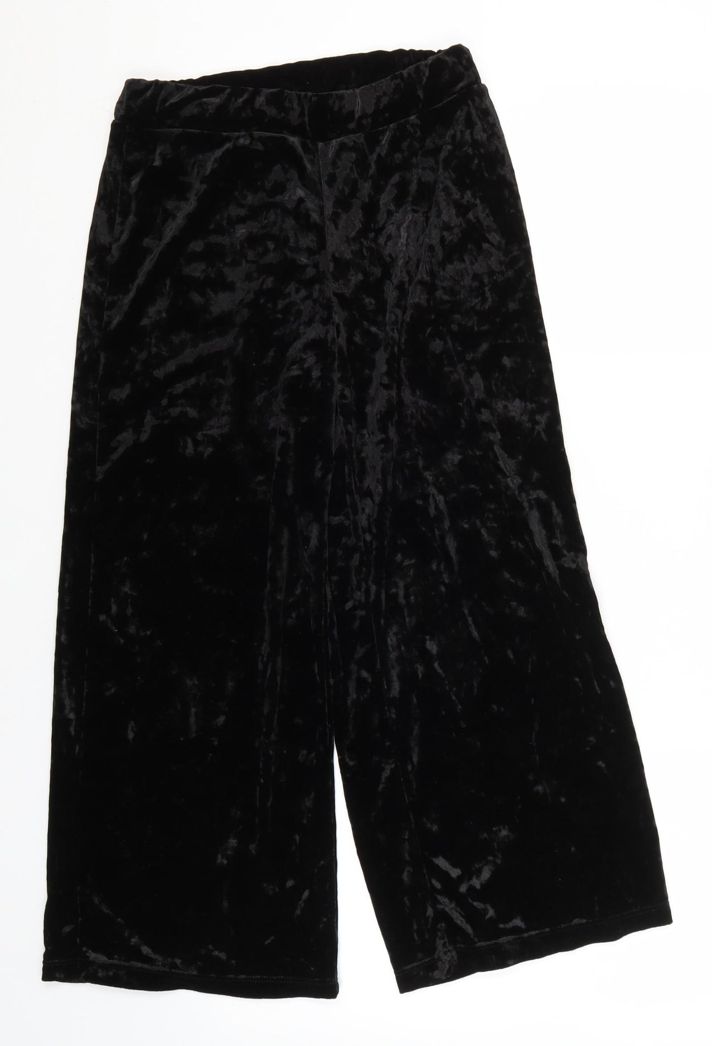 Preworn Womens Black  Polyester Trousers  Size S L22 in Regular