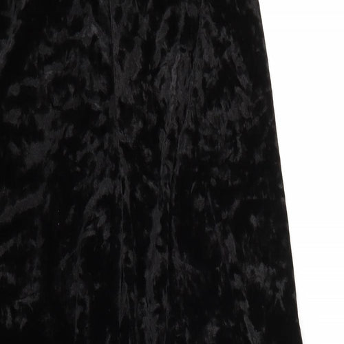 Preworn Womens Black  Polyester Trousers  Size S L22 in Regular