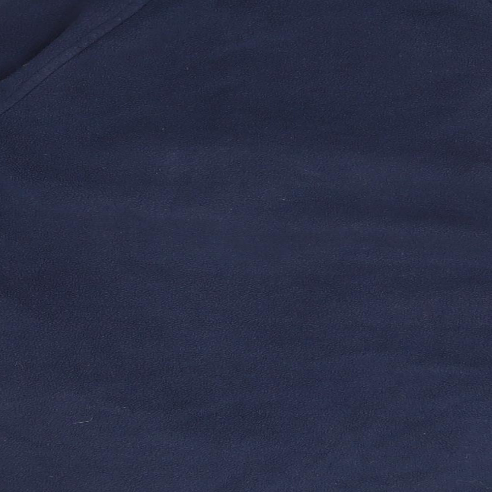 Hi Gear Womens Blue Crew Neck  Polyester Full Zip Jumper Size 14