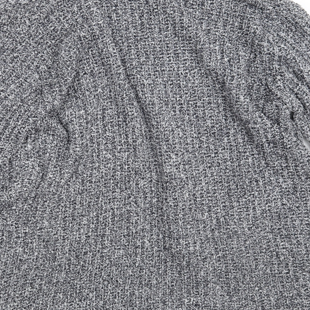 Atmosphere Womens Grey V-Neck  Polyester Wrap Jumper Size 18