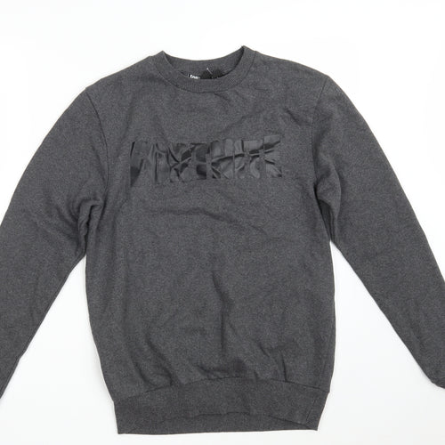 Primark Mens Grey  Polyester Pullover Sweatshirt Size S   - Fortnite