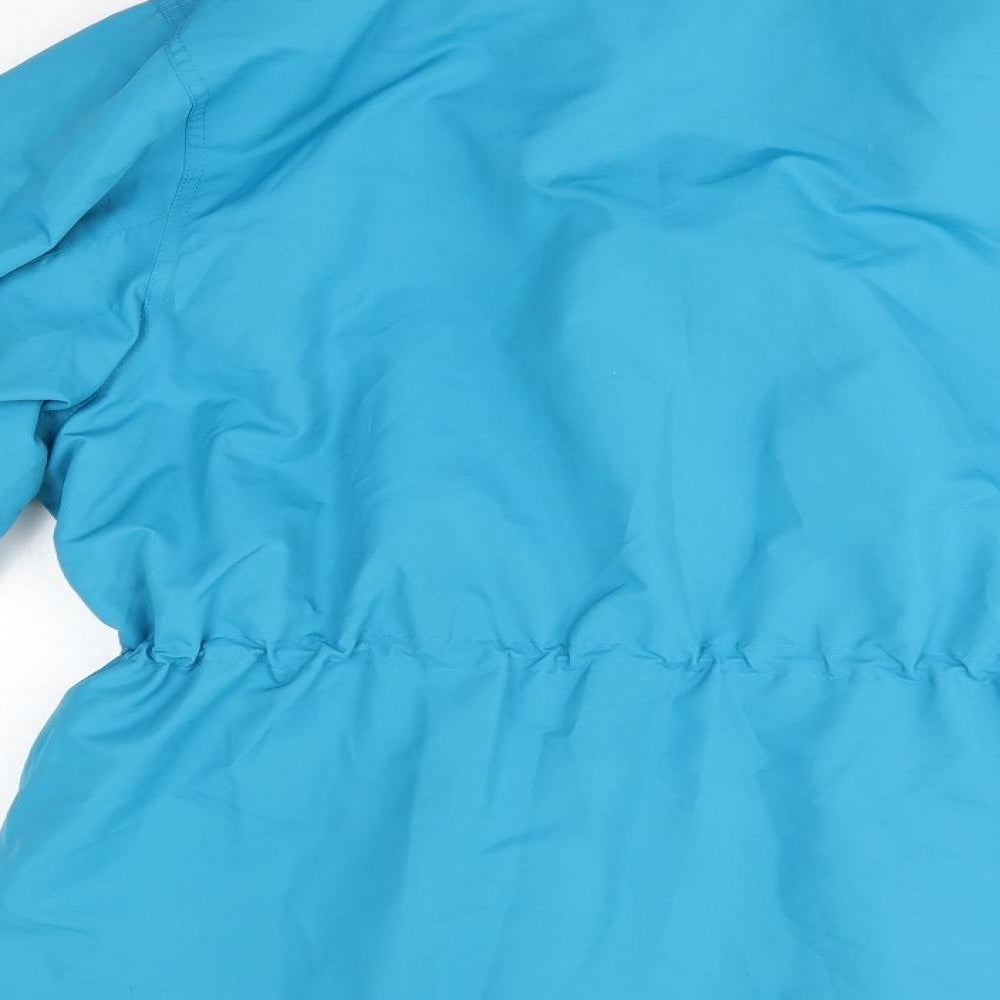 Mountain Essentials Womens Blue   Rain Coat Coat Size 20
