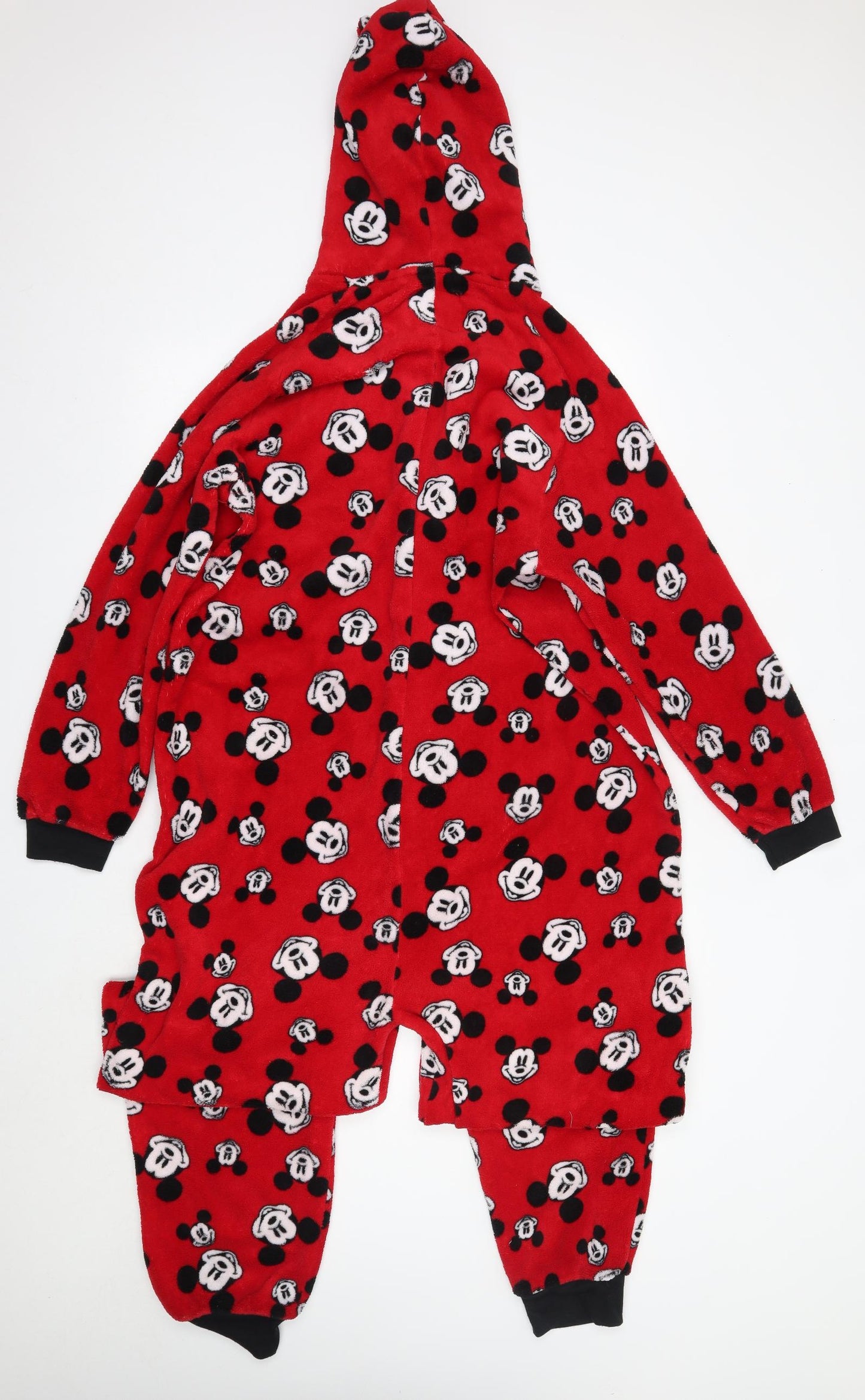 Primark Womens Red Solid Polyester Top One Piece Size XL   - Mickey Mouse Onesie