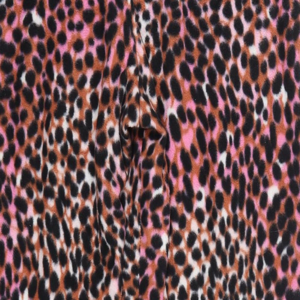 Cuddl Duds Womens Pink Animal Print Polyester  Pyjama Pants Size XL