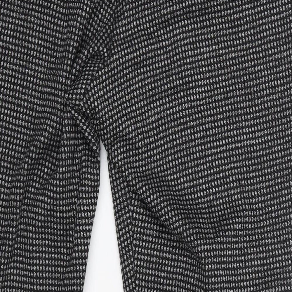 TU Womens Grey  Polyester Dress Pants Trousers Size 16 L27 in Regular