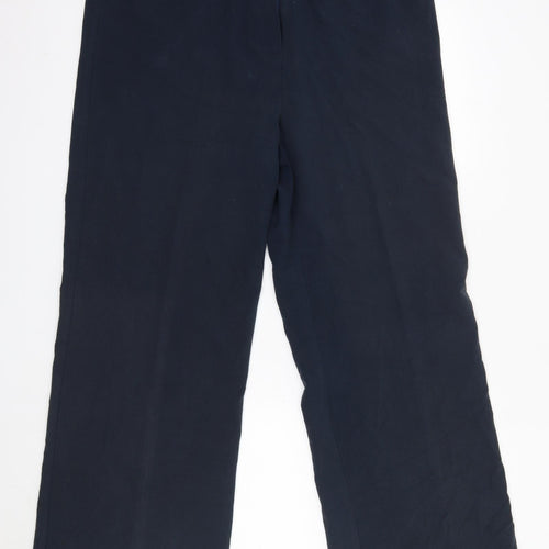 Joella Di Marco Womens Blue  Polyester Trousers  Size L L29 in Regular