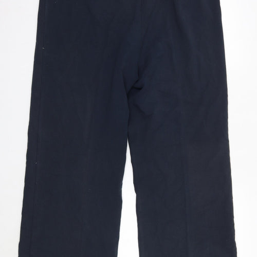 Joella Di Marco Womens Blue  Polyester Trousers  Size L L29 in Regular