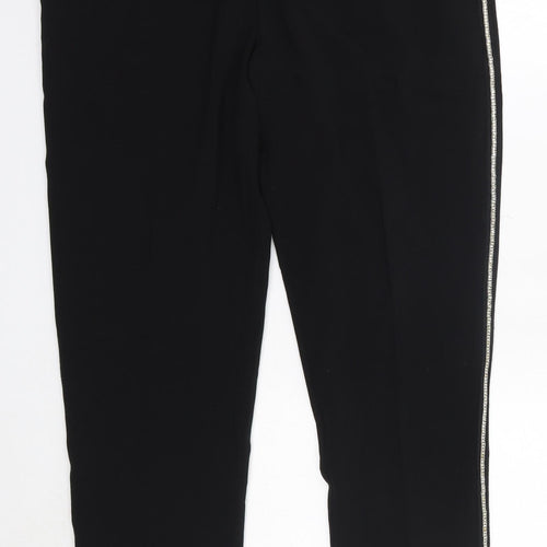 Studio Womens Black  Polyester Dress Pants Trousers Size 12 L29 in Regular
