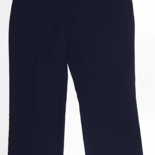 Sophie Gray Womens Blue  Polyester Dress Pants Trousers Size 14 L30 in Regular