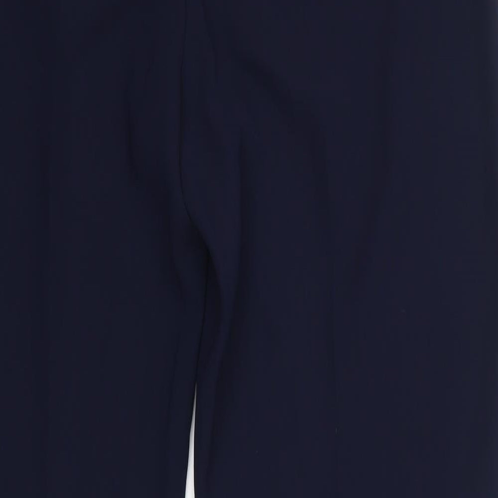 Sophie Gray Womens Blue  Polyester Dress Pants Trousers Size 14 L30 in Regular