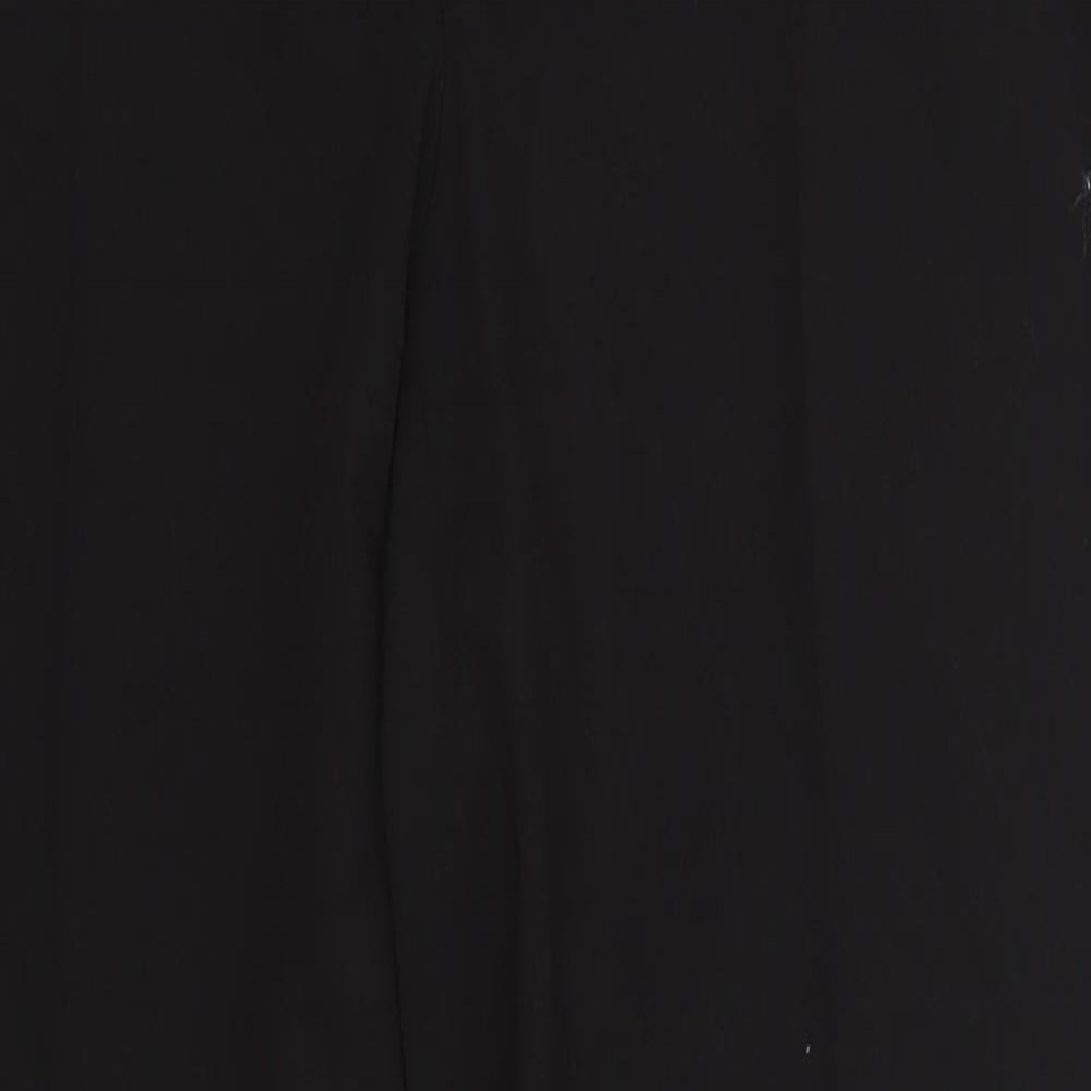 Dorothy Perkins Womens Black  Polyester Dress Pants Trousers Size 10 L26 in Regular