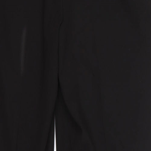 Dorothy Perkins Womens Black  Polyester Dress Pants Trousers Size 10 L26 in Regular