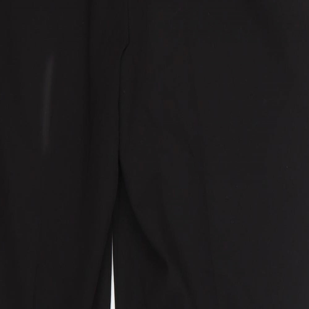 Dorothy Perkins Womens Black  Polyester Dress Pants Trousers Size 10 L26 in Regular