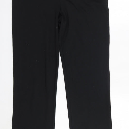 Matalan Womens Black  Polyester Dress Pants Trousers Size 8 L20 in Regular