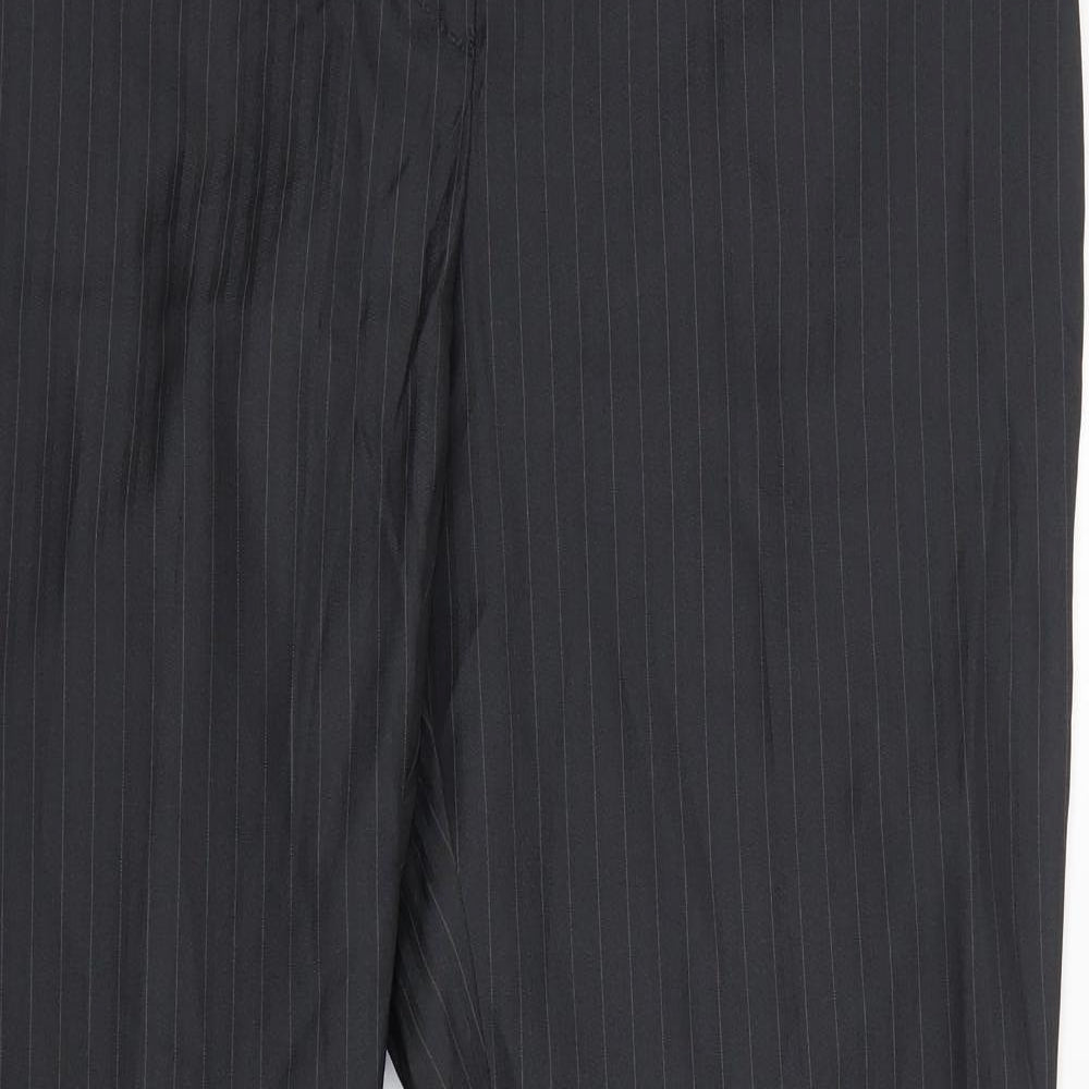 George Womens Grey  Polyester Dress Pants Trousers Size 16 L30 in Regular
