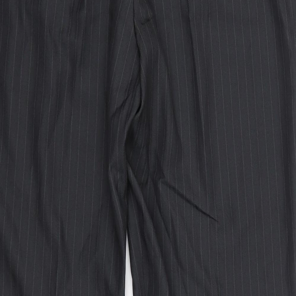 George Womens Grey  Polyester Dress Pants Trousers Size 16 L30 in Regular