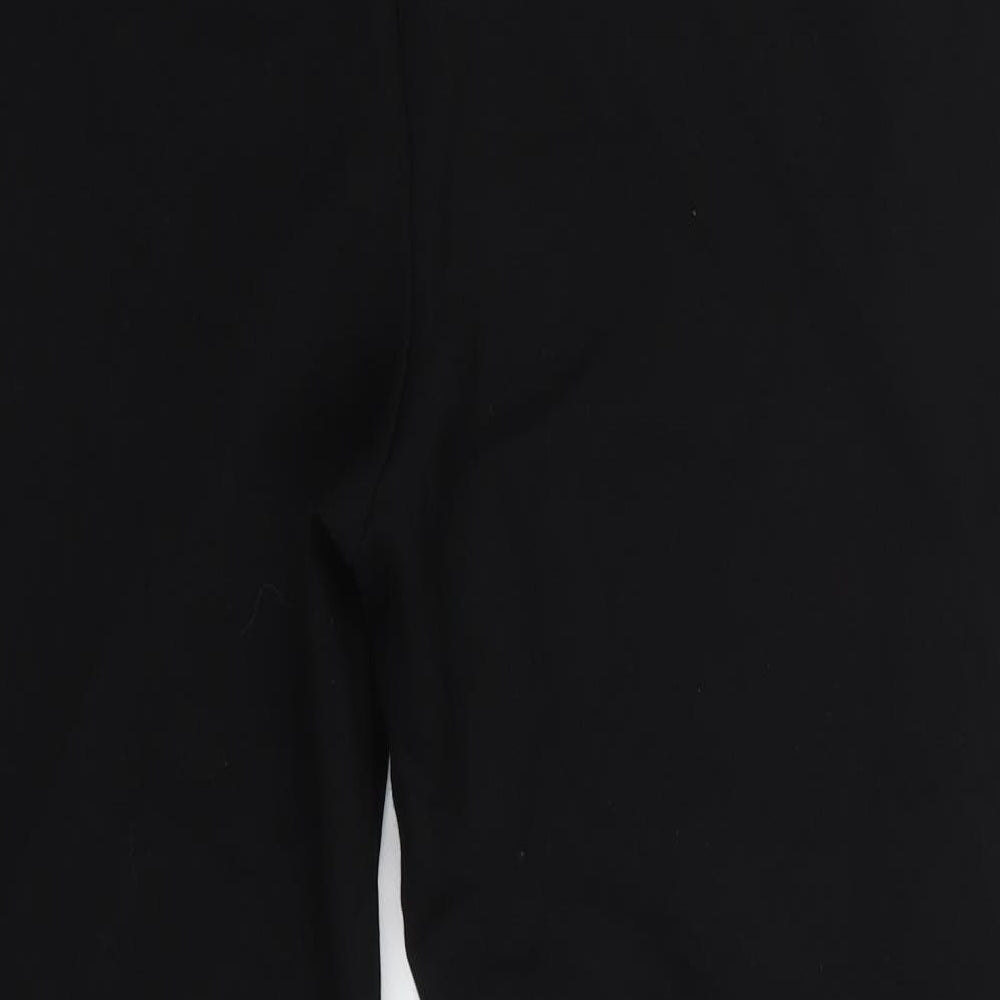 Matalan Curve Womens Black  Viscose Trousers  Size 24 L25 in Regular