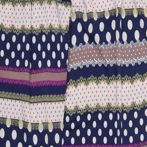 Conos Womens Multicoloured  Polyester Trousers  Size M L31 in Regular