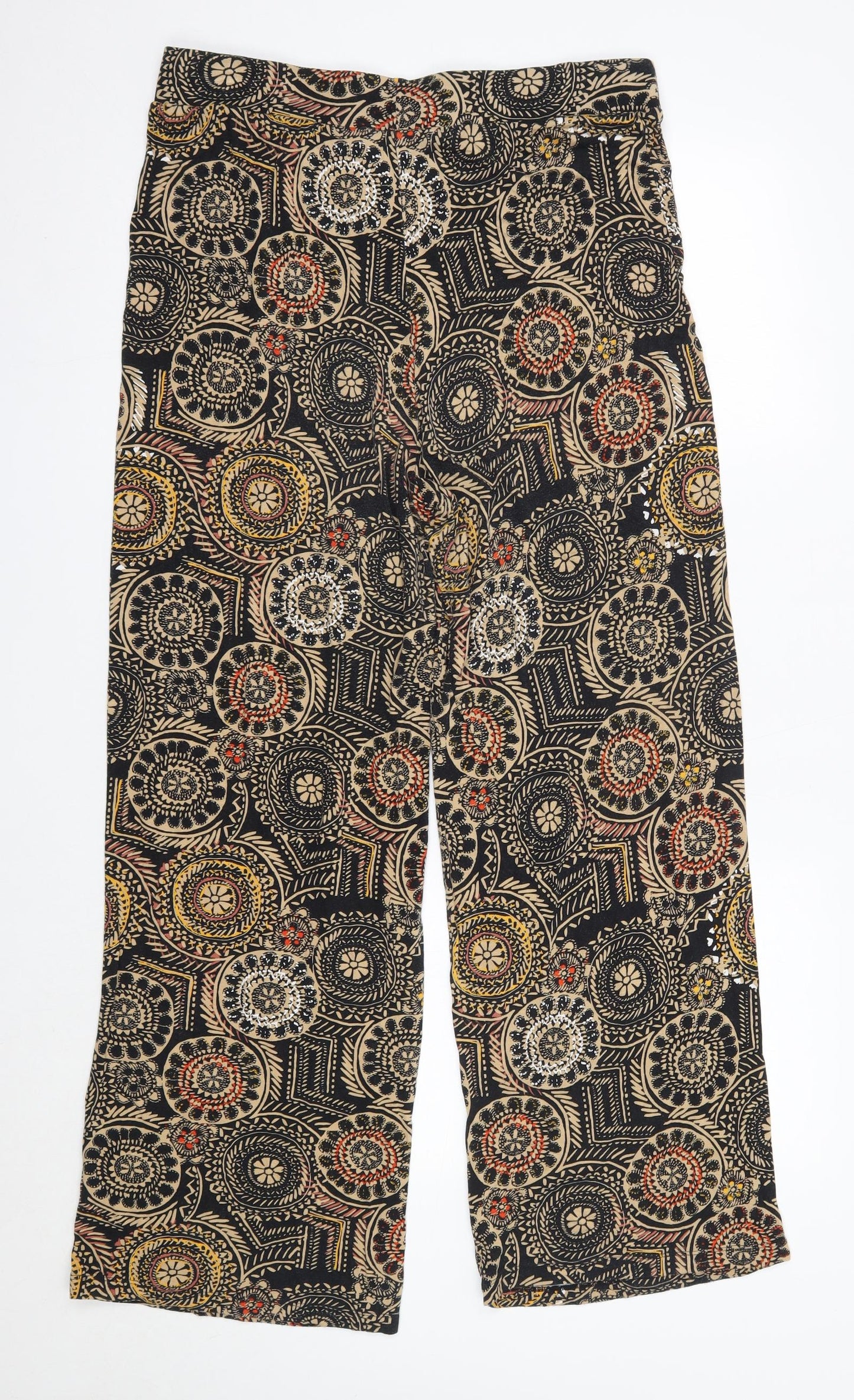 TU Womens Multicoloured  Viscose Trousers  Size 16 L29 in Regular