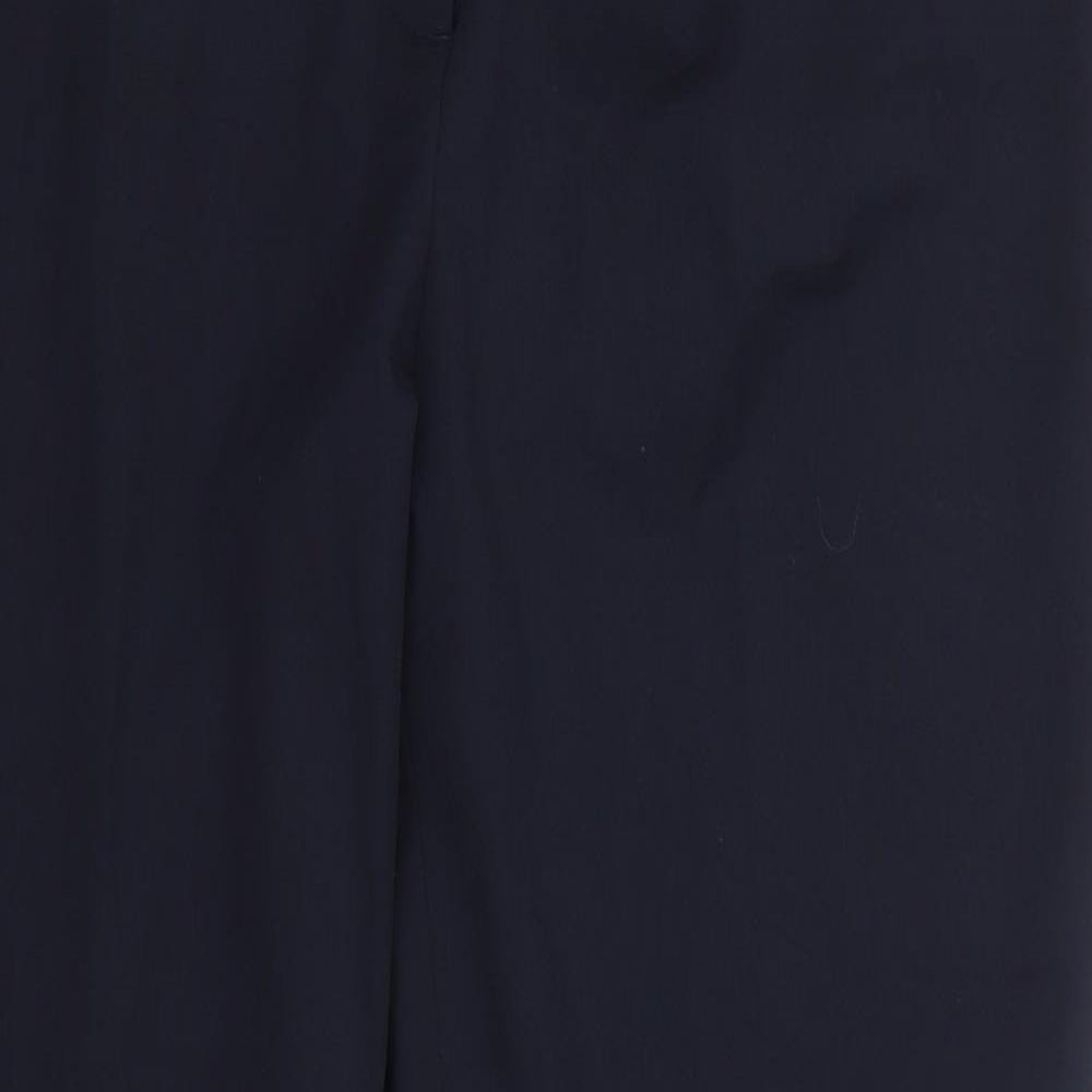 Massimo Fabbro Womens Blue  Polyester Dress Pants Trousers Size 16 L28 in Regular