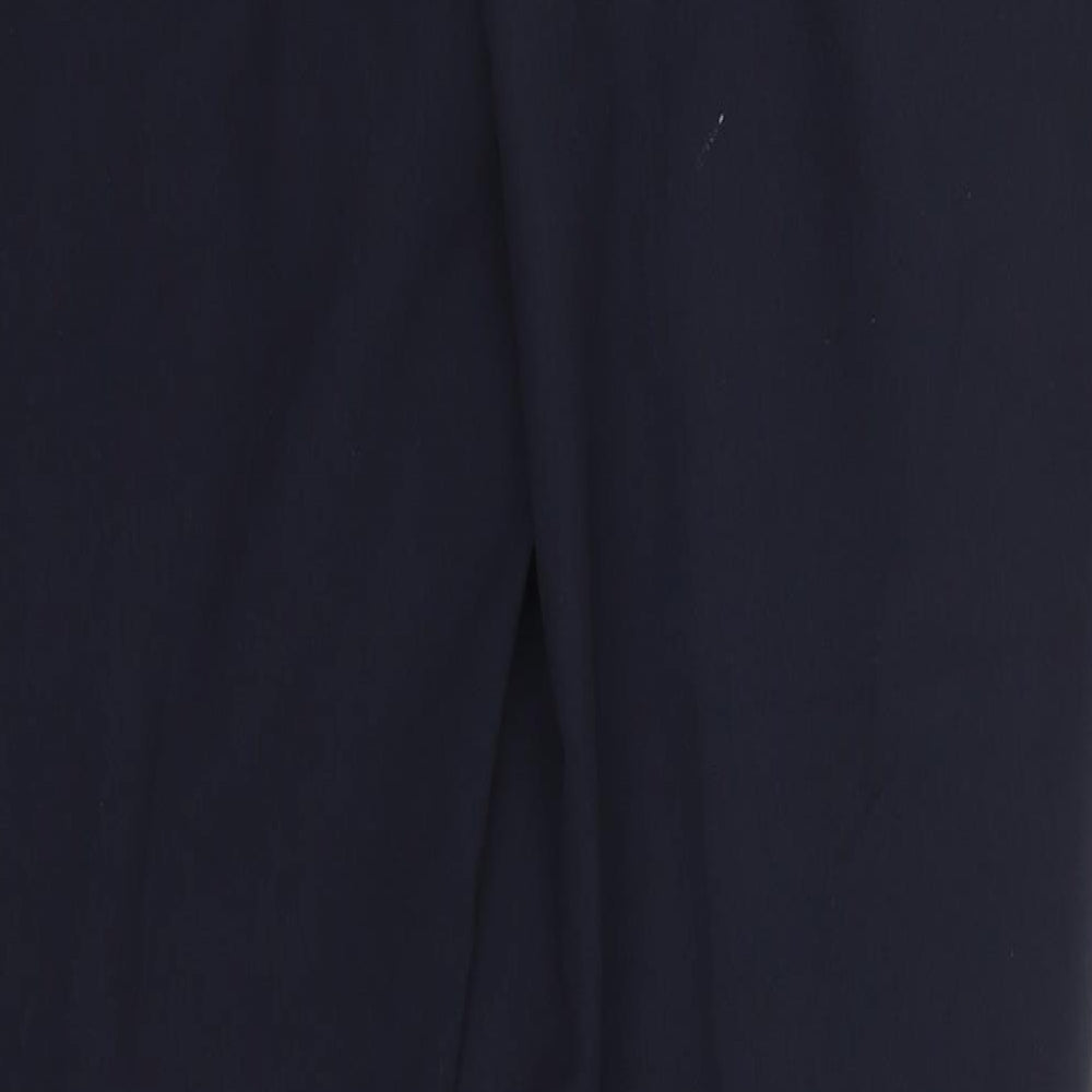 Massimo Fabbro Womens Blue  Polyester Dress Pants Trousers Size 16 L28 in Regular