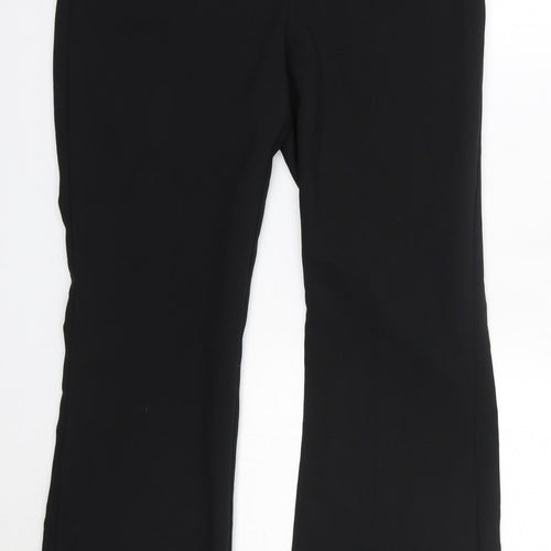 MK one Womens Black  Polyester Dress Pants Trousers Size 10 L28 in Regular