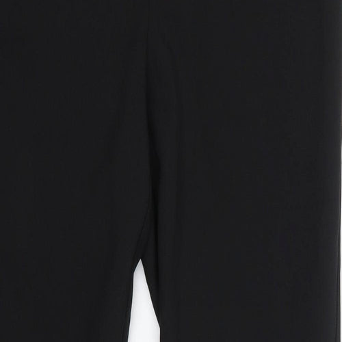 MK one Womens Black  Polyester Dress Pants Trousers Size 10 L28 in Regular