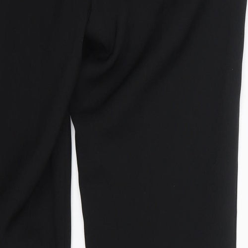MK one Womens Black  Polyester Dress Pants Trousers Size 10 L28 in Regular