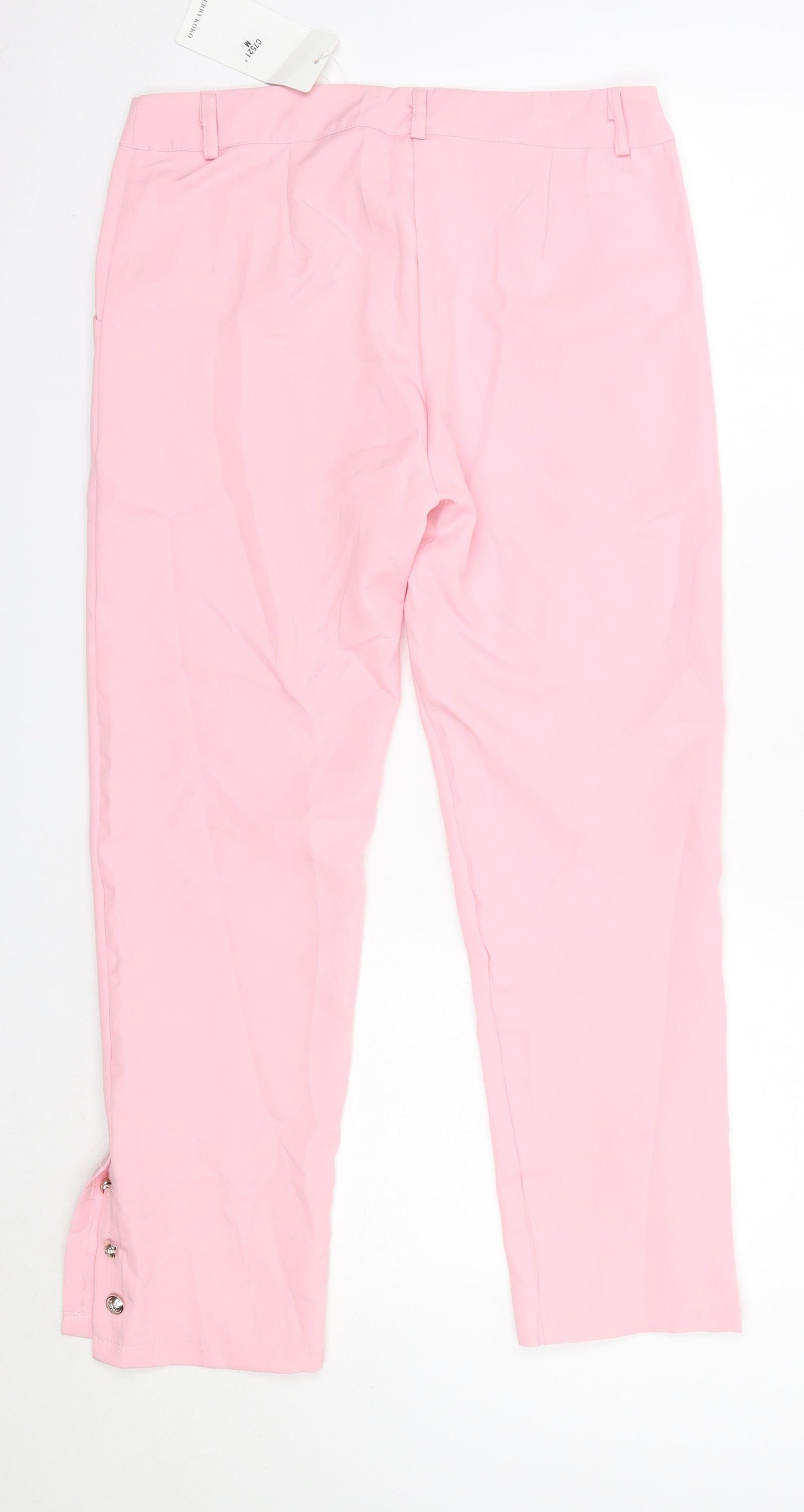 Cherry Koko Womens Pink  Polyester Dress Pants Trousers Size M L26 in Regular