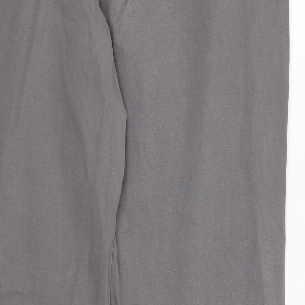 Maine Womens Grey  Cotton Trousers  Size 14 L28 in Regular
