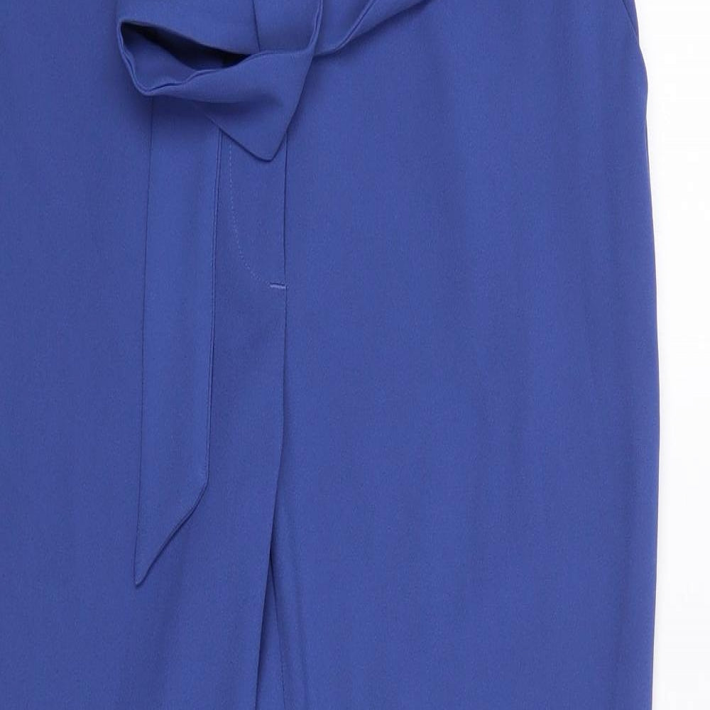 NEXT Womens Blue  Polyester Dress Pants Trousers Size 10 L29 in Regular