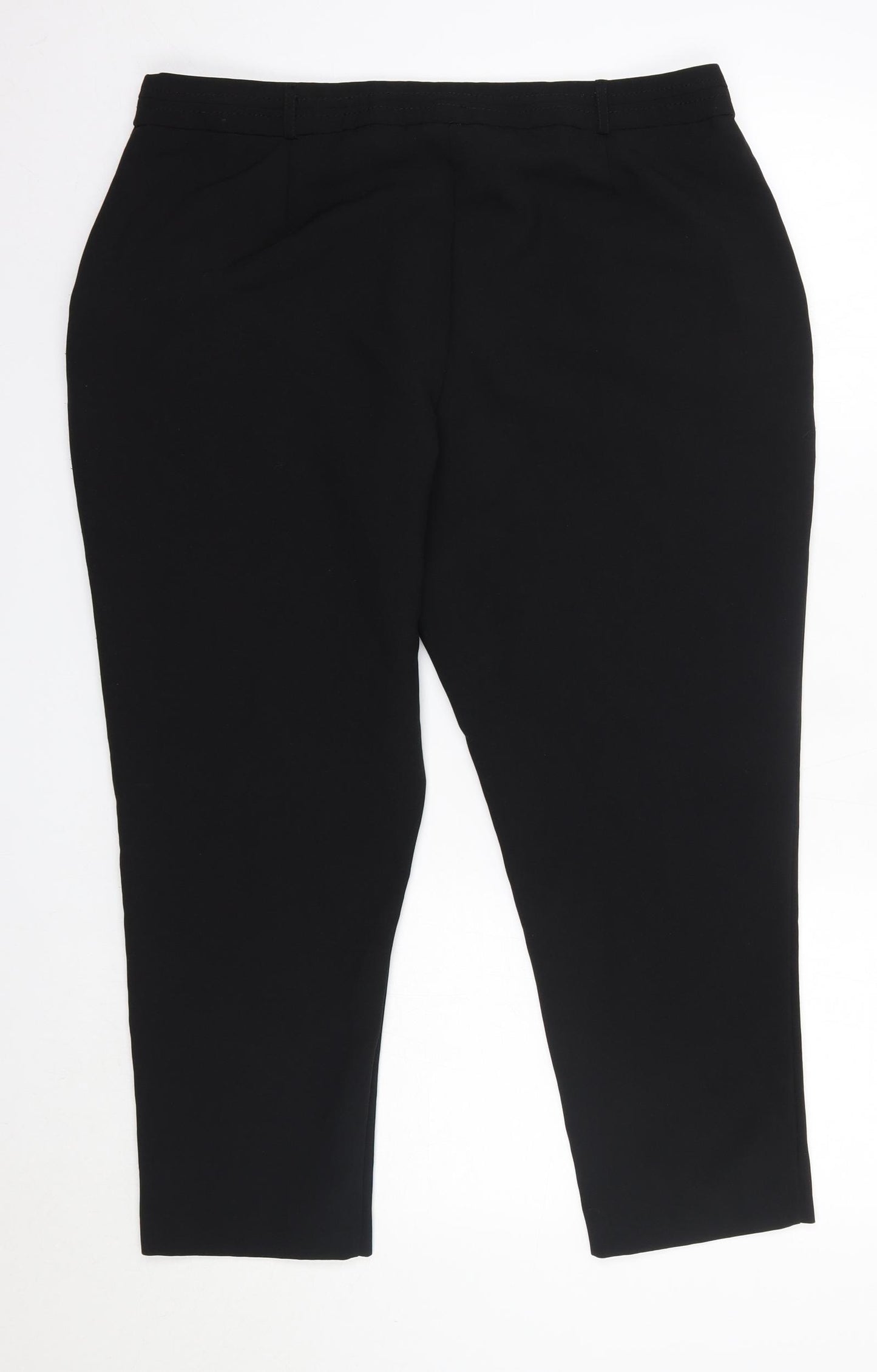 Primark Womens Black  Polyester Dress Pants Trousers Size 16 L24 in Regular