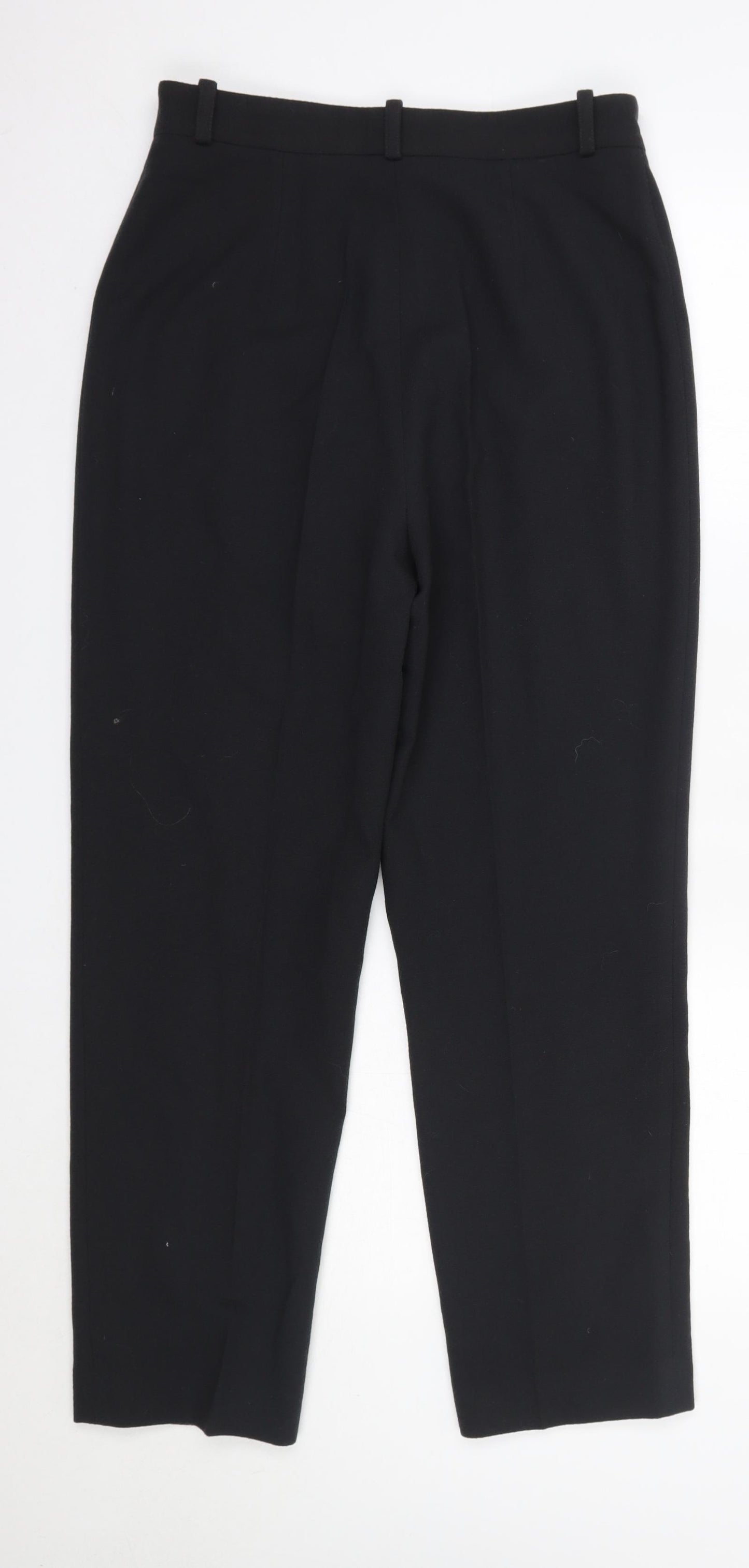 Luis Civit  Womens Grey  Wool Trousers  Size 12 L28 in Regular