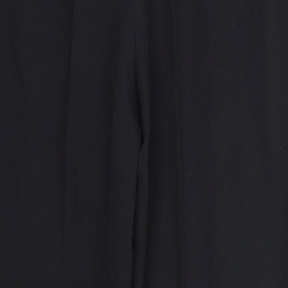 Luis Civit  Womens Grey  Wool Trousers  Size 12 L28 in Regular