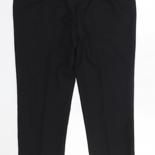 G2000 Woman Womens Black  Polyester Dress Pants Trousers Size 14 L27 in Regular