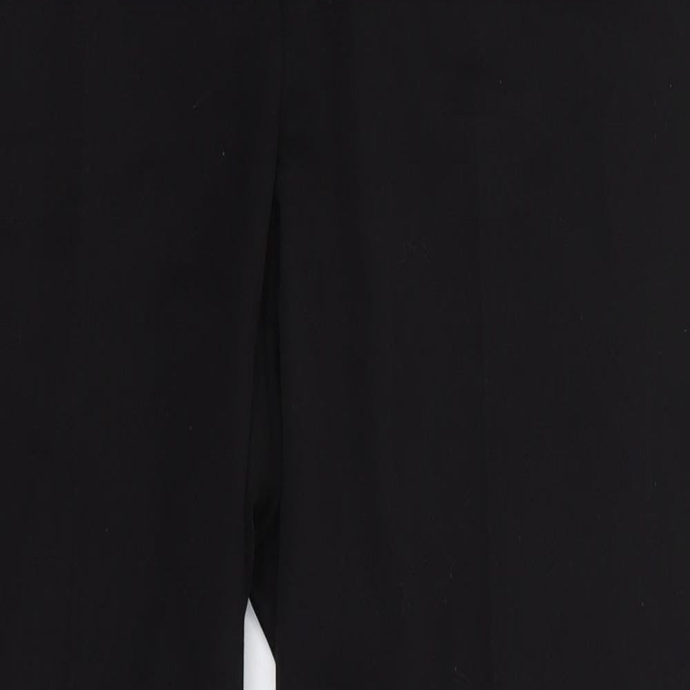 Wallis Womens Black  Polyester Dress Pants Trousers Size 14 L29 in Regular