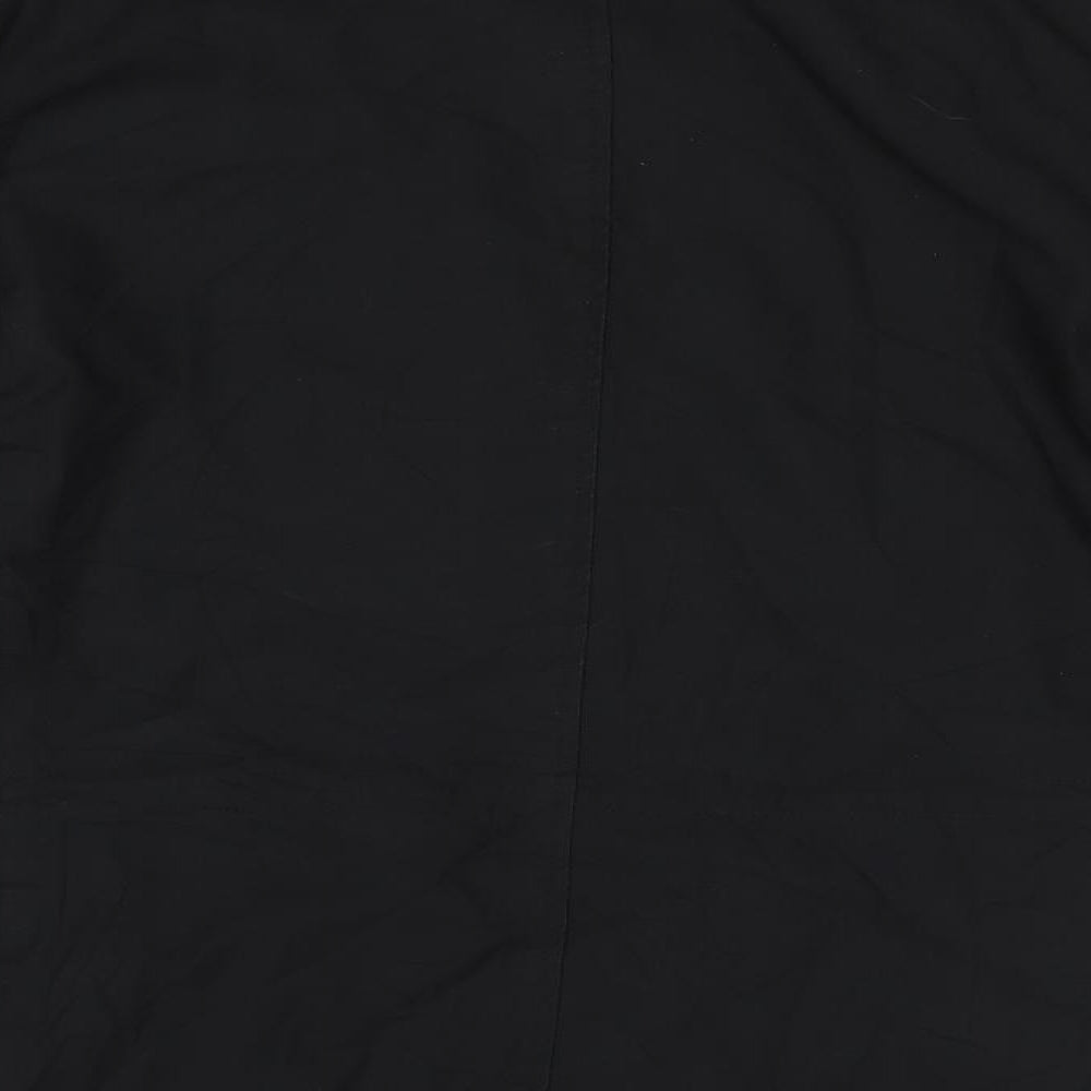 EMP Mens Black   Overcoat Coat Size M