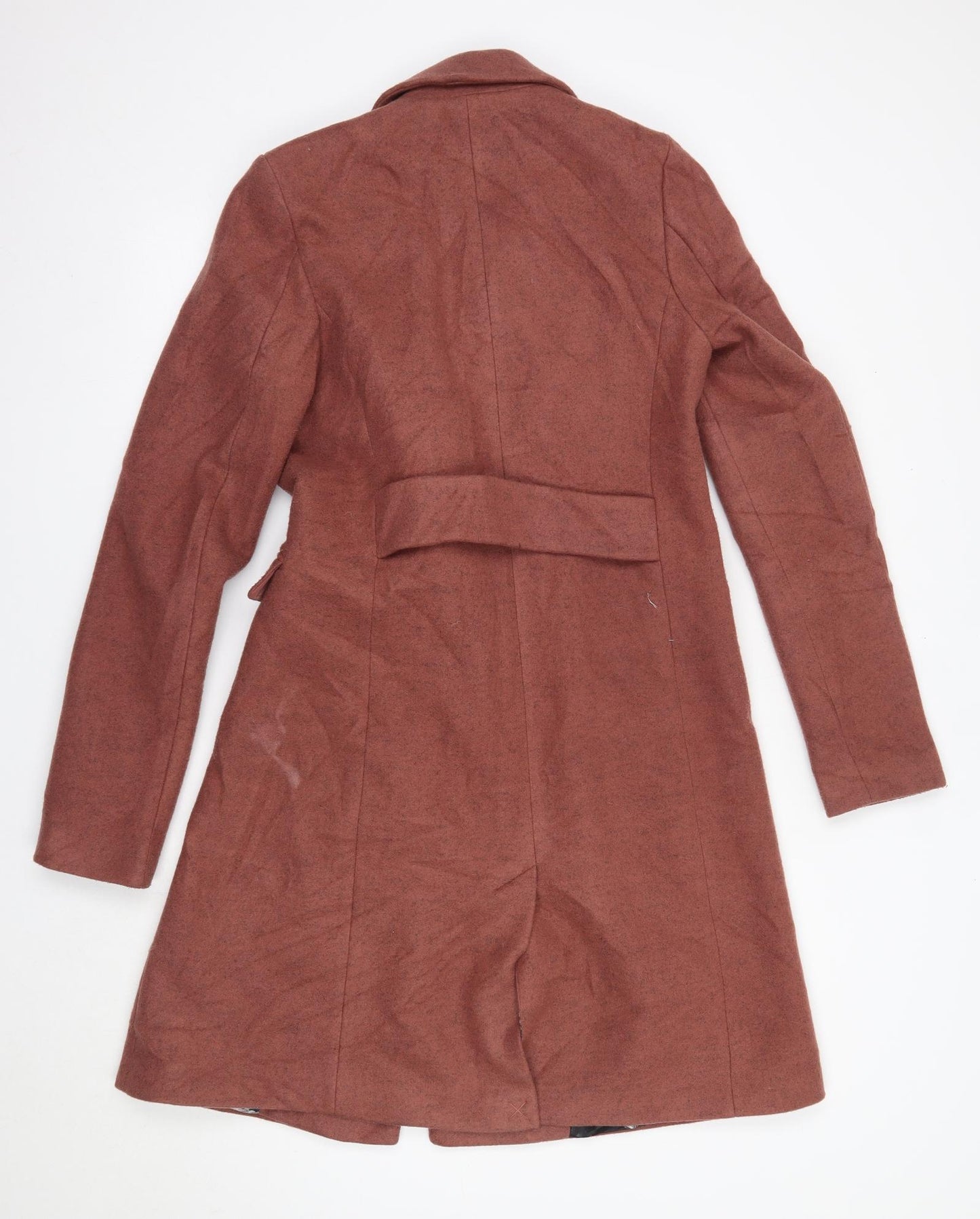 NEXT Womens Pink   Overcoat Coat Size 10   - Tall