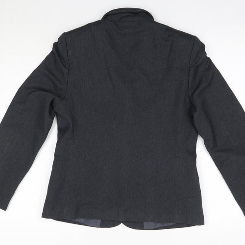 M&S Womens Grey   Jacket Blazer Size 8