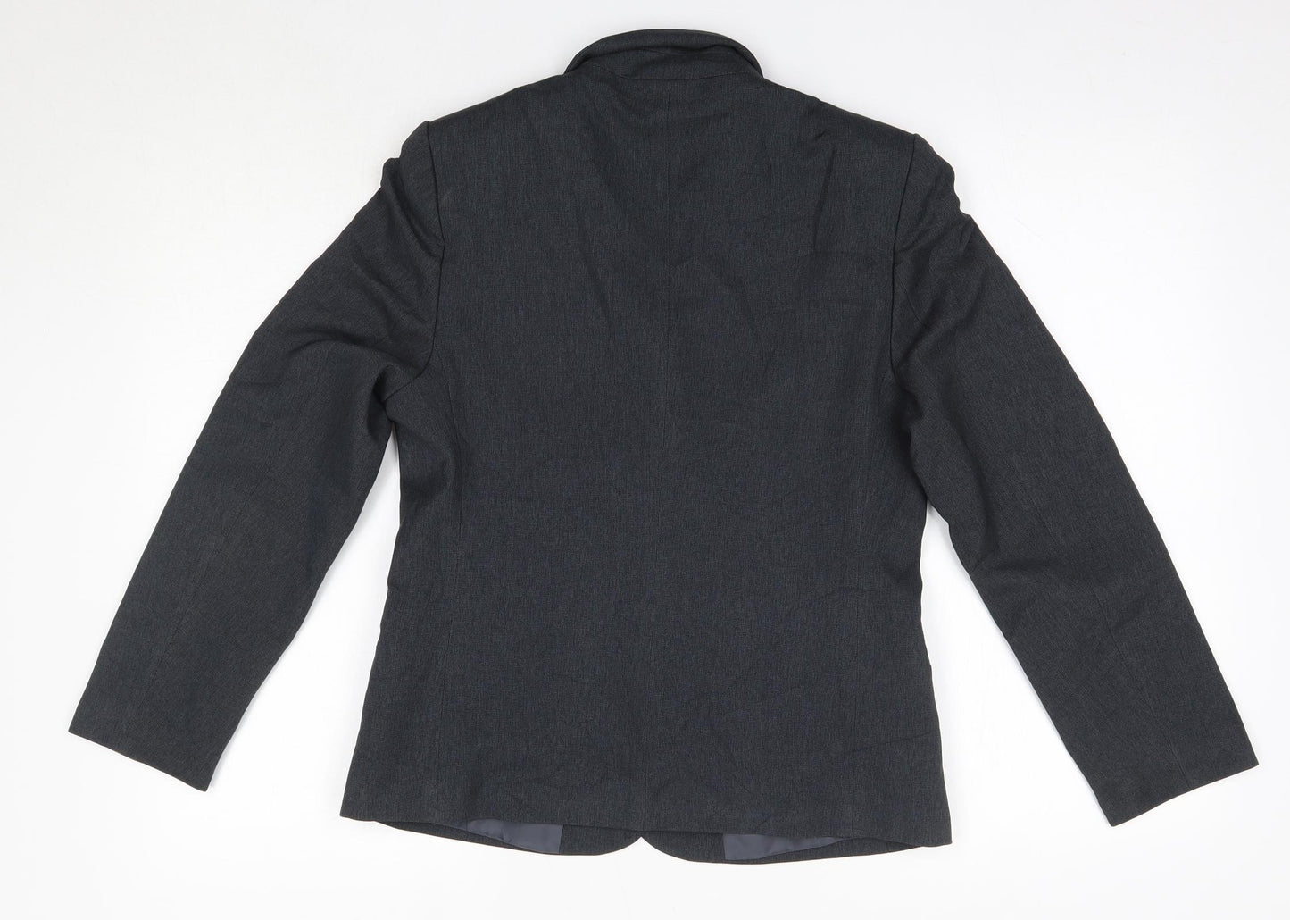 M&S Womens Grey   Jacket Blazer Size 8