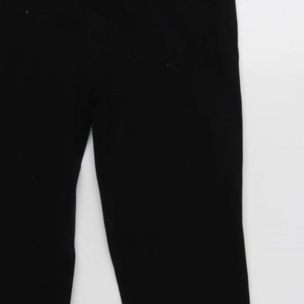 Country Road Womens Black  Cotton Trousers  Size 6 L24 in Regular
