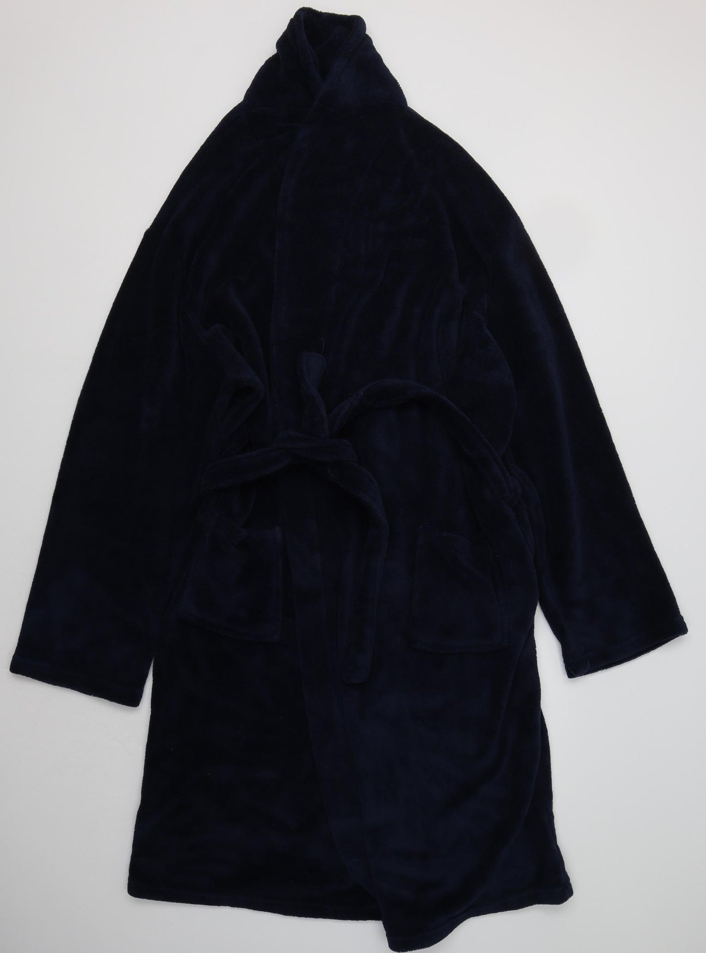Michael Paul Mens Blue  Polyester  Robe Size 2XL